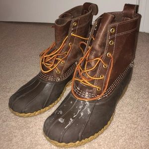 L.L. Bean 8” “Duck” boots womens